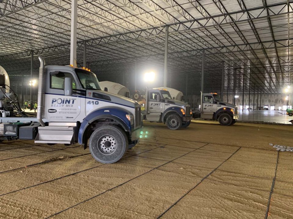 commercial concrete services - point ready mix