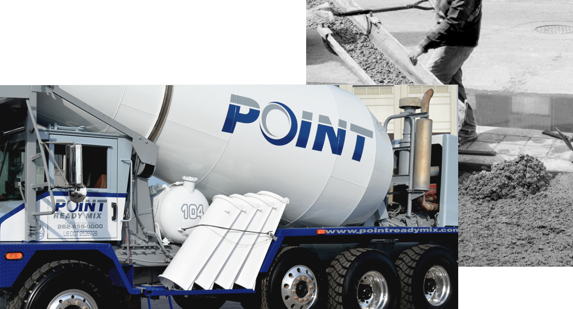 Point Ready Mix Cement Truck