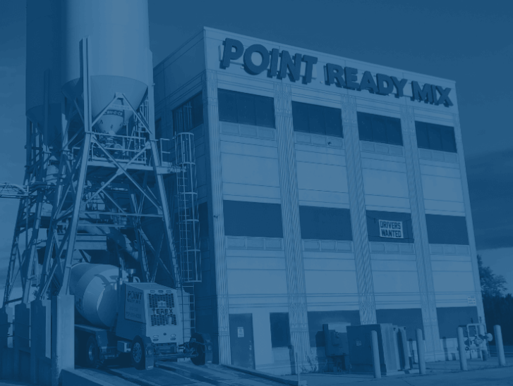 point ready mix location